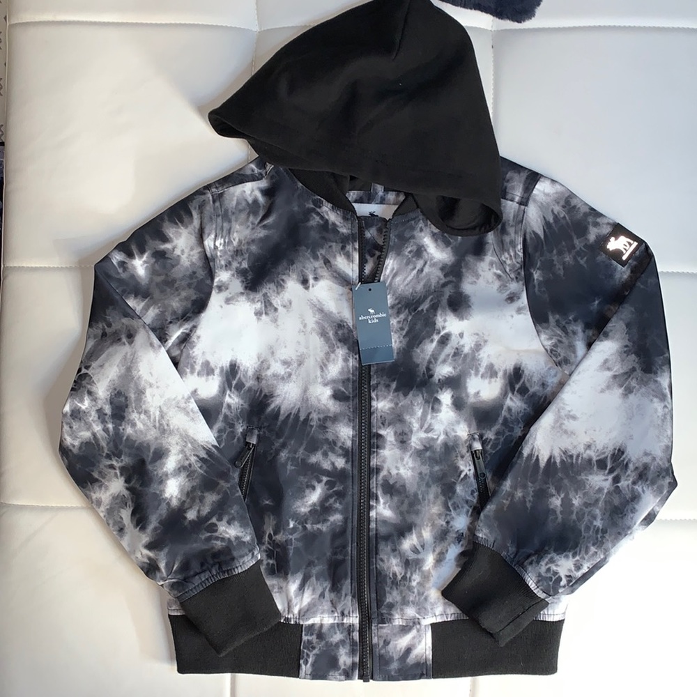Abercrombie Kids Tie-Dye Bomber Jacket